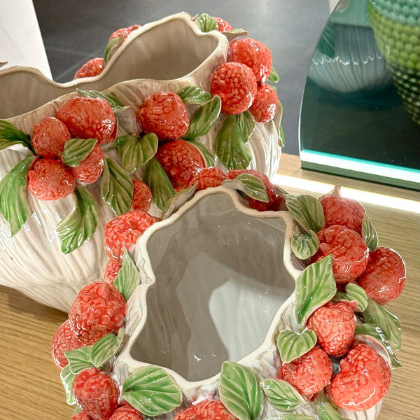 Strawberry Vase
<br> (Ø 37 x 25 x H 24) cm