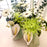 Lilies Vase <br> Moss Green <br> (Ø 9.5 x H 13.5) cm