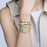 Inès Multi Thin Cuff <br> White Sand