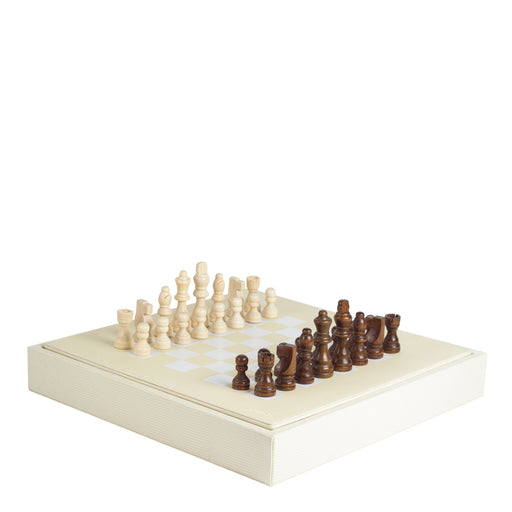 Chess Set <br> Ivory Lizard <br> (L 36.5 x H 5.2) cm