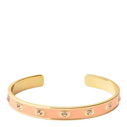 Gem Bangle Cuff<br> Coral Orange