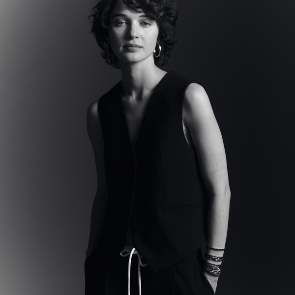 Lumi Thin Cuff <br>
Silver / Black