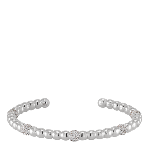 Lumi Pearl Thin Cuff<br> Silver