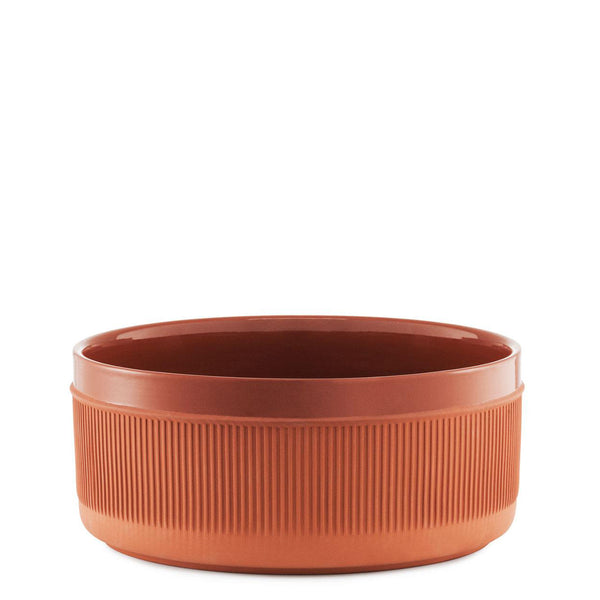 Junto Bowl <br> Terracotta <br> (Ø 24 x H 10) cm