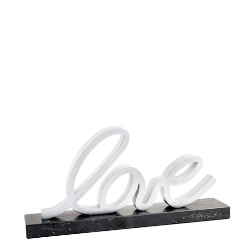 Love <br> 
White
<br> (D 6 x W 30 x H 15) cm