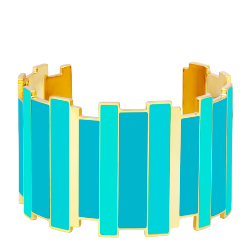 Inès Multicolor Cuff <br>
Turquoise Blue