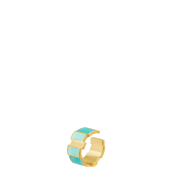 Inès Multicolor Earcuff <br>
Turquoise Blue