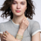 Venus Thin Cuff<br> White Sand