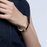 Saturn Bangle Bracelet<br> White Sand<br> (14-16) cm