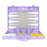 Lilac Lizard <br> Backgammon Set with Handle <br> (L 52 x W 36) cm