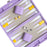 Lilac Lizard <br> Backgammon Set <br> (L 38 x W 24.5) cm