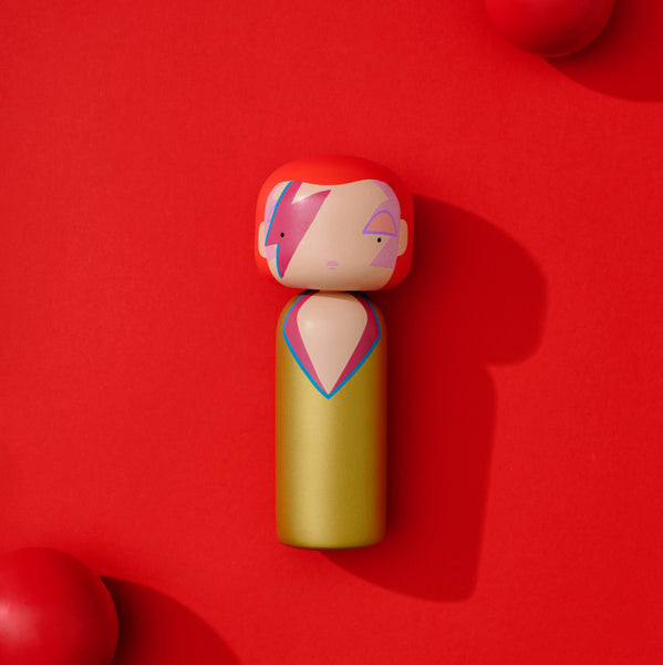 Aladdin Sane Kokeshi Doll <br>
(H 21.5) cm