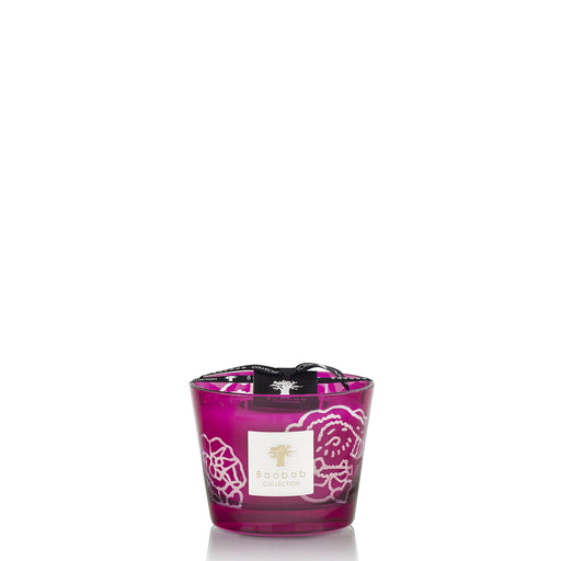 Collectible Roses Burgundy Candle <br> Basil, Tomato, Patchouli <br> Limited Edition <br> (H 10) cm