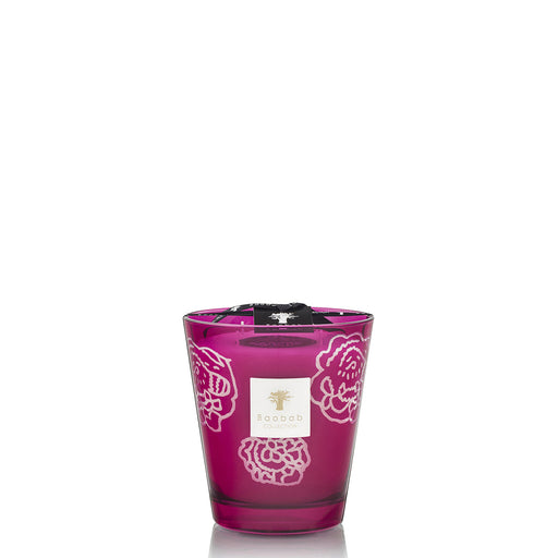 Collectible Roses Burgundy Candle <br> Basil, Tomato, Patchouli <br> Limited Edition <br> (H 16) cm