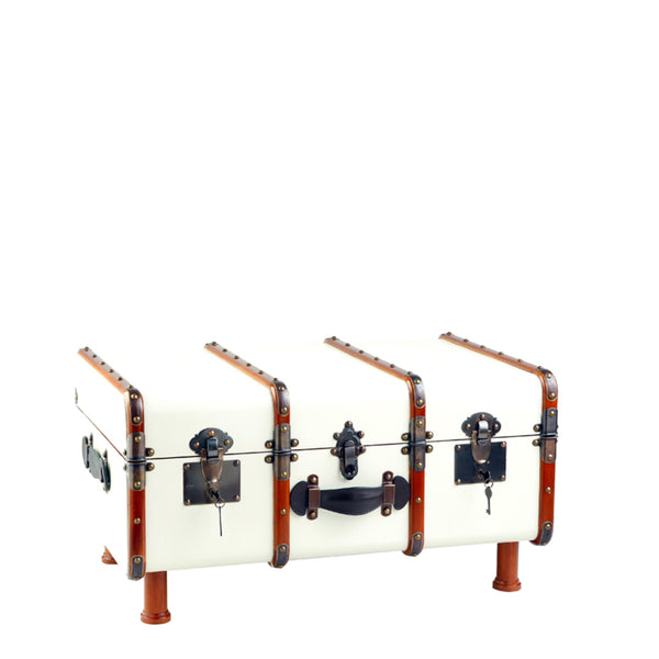 Stateroom Trunk Table <br> Off White <br> (L 82 x H 46) cm