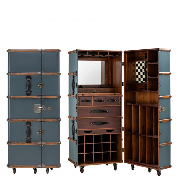 Stateroom Bar <br> Petrol <br> (L 61 x H 150) cm