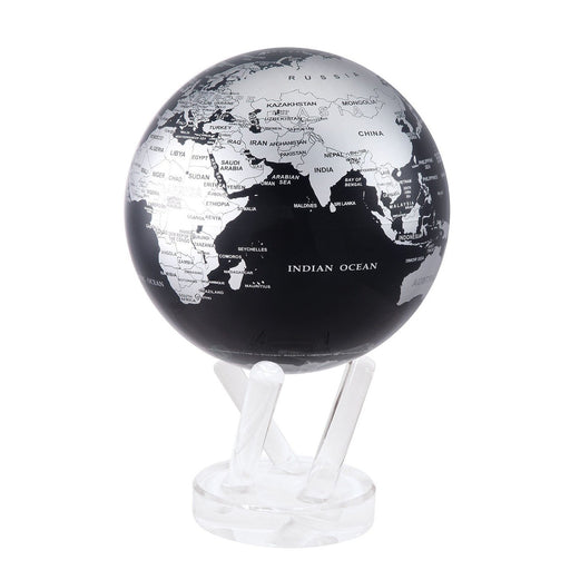 Globe <br> Black & Silver <br> (Ø 16 x H 23) cm