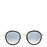 Morgan Sunglasses <br> Black Frame <br> Gradient Silver Lenses