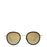 Morgan Sunglasses <br> Black Frame <br> Gradient Gold Lenses