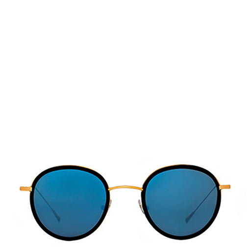 Morgan Sunglasses <br> Black Frame <br> Blue Lenses