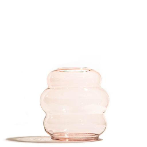 Muse Vase <br> Clear Copper <br> (Ø 18 x H 18) cm