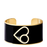 Coup de Coeur Cuff <br>
Black / White Sand