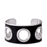 Eyelet Cuff <br>
Silver / Black