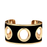 Eyelet Cuff <br>Gold / Carbon Black