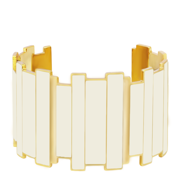 Inès Multi Cuff <br> White Sand