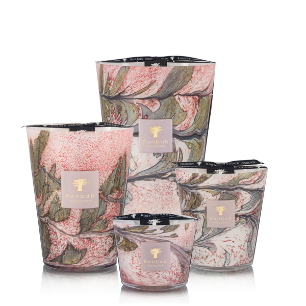Leaves Manon Candle <br> 
Blackcurrant, Rose, Sandalwood
<br> Limited Edition
<br> (H 24) cm