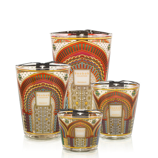 Marrakech Candle <br> 
Orange Blossom, Leather, Patchouli
 <br> Limited Edition <br> 
(H 10) cm