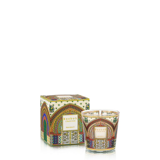 My First Baobab Cities Marrakech Candle <br>
Orange Blossom, Leather, Patchouli
<br> (H 8) cm