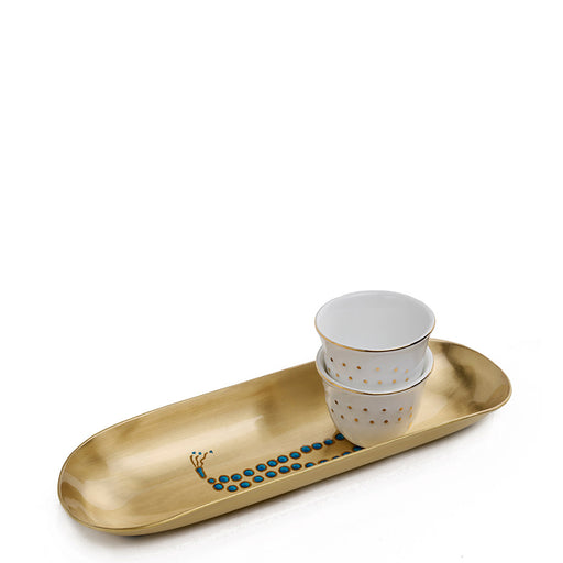 Chaffe Cup with Masbaha Capsule Tray <br> 
Set of 2 Cups