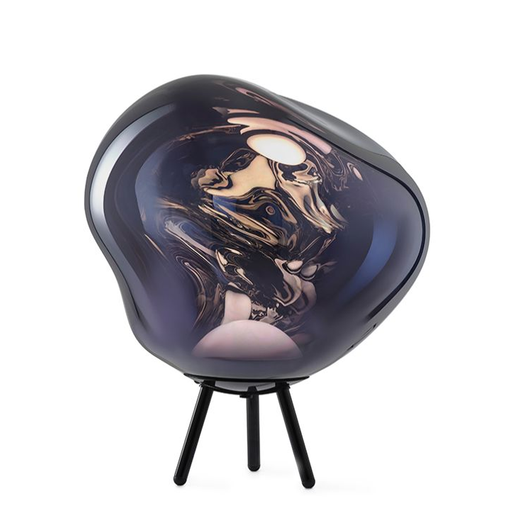 Melt Large Portable <br> Rechargeable Floor and Hanging Lamp <br> Smoke <br> (L 50 x W 50 x H 57) cm