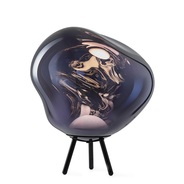 Melt Large Portable <br> Rechargeable Floor and Hanging Lamp <br> Smoke <br> (L 50 x W 50 x H 57) cm