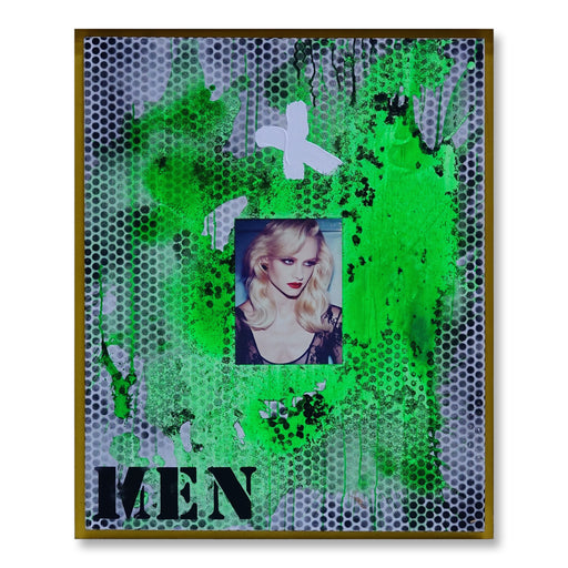 Men Series: Men IV <br> Green <br> (L 87 x W 8 x H 107) cm