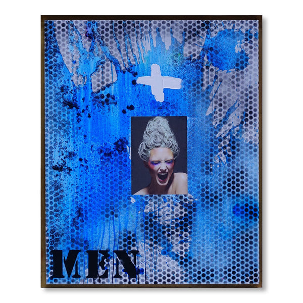 Men Series: Men I <br> Blue <br> (L 87 x W 8 x H 107) cm