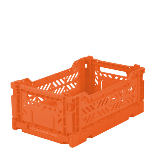 Folding Crate <br> Orange <br> (L 27 x W 17 x H 11) cm