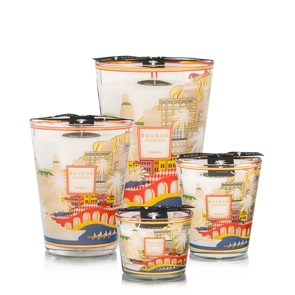 Monaco Candle <br> 
Lemon, Sea Salt, Musk
<br> Limited Edition
<br> (H 16) cm
