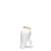 My Superhero Vase <br> Glossy White and 24 Carats Gold <br> (H 37) cm