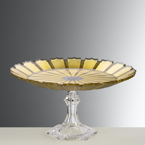 Ninfea Cake Stand <br> Gold <br> (Ø 29.5 x H 16) cm