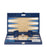 Navy-Blue Crocodile Wooden <br> Backgammon Set <br> (L 38 x W 24.5) cm
