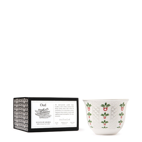Traditional Silver Candle <br> Oud