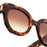 The Swirl <br> Tortoise Frame <br> Gradient Brown Lenses
