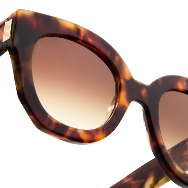 The Swirl <br> Tortoise Frame <br> Gradient Brown Lenses
