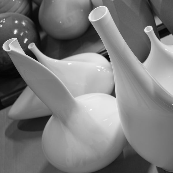 The Euphony Vase <br> 
Salt White
<br> (L 29 x W 27 x H 52) cm