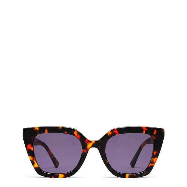 The Wind <br> Yellow Tortoise Frame <br> Black Lenses