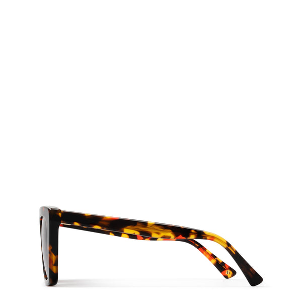 The Wind <br> Yellow Tortoise Frame <br> Black Lenses