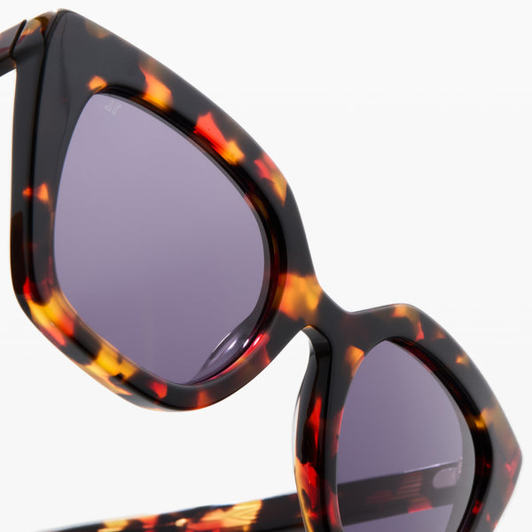 The Wind <br> Yellow Tortoise Frame <br> Black Lenses