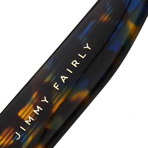 The Level Up <br> Blue Tortoise Frame <br> Gradient Brown Lenses